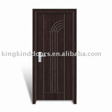 Дешевый интерьер ПВХ деревянные двери JKD-606 из Китая завод бренда